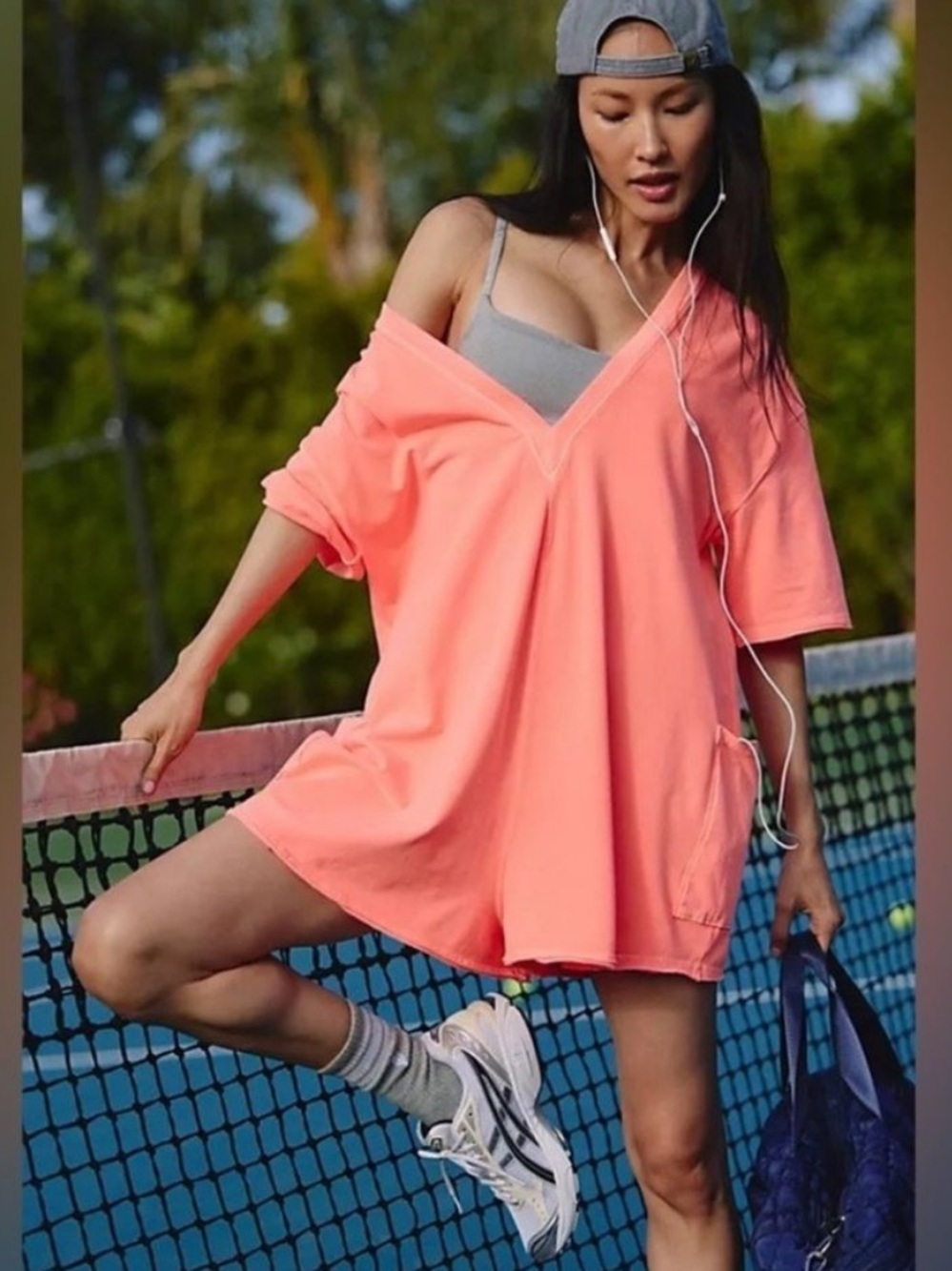 FREE PEOPLE MOVEMENT NWT hot shot romper -hibiscus pink tulip -medium
